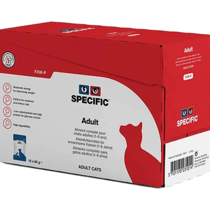 Cats FXW-P Voksen 85 g x 12 stk - porsjonsposer