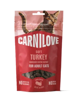 Cat Soft Snack Kalkun beriket med kattemynte 50 g