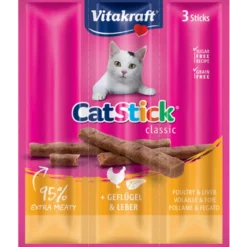 CatSticks Mini Chicken/Liver 3x6g, 20 stk.