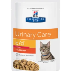 c/d Urinary Stress Chicken Pouch 12x85g