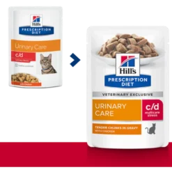 c/d Urinary Stress Chicken Pouch 12x85g