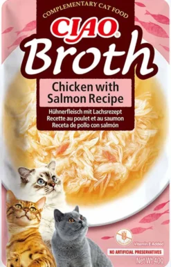 Chicken Broth With Chicken & Salmon 40G