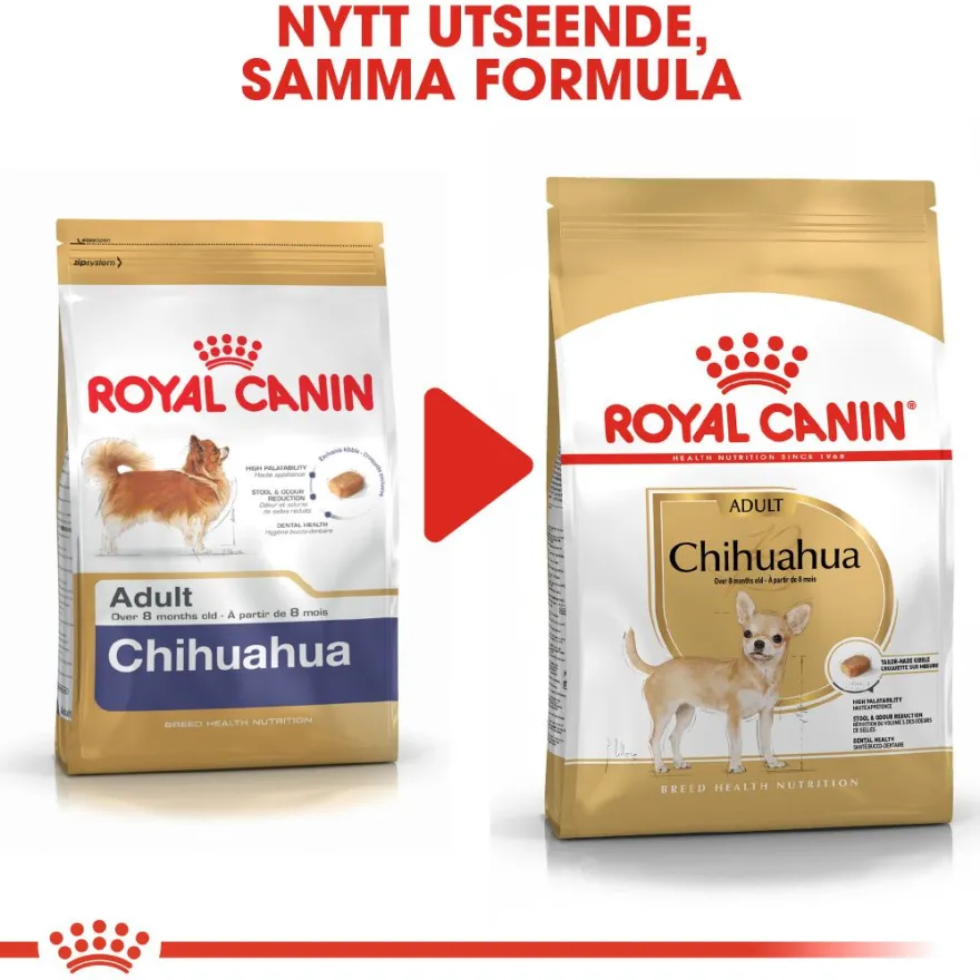 Chihuahua Adult tørrfôr for hunder 3 kg