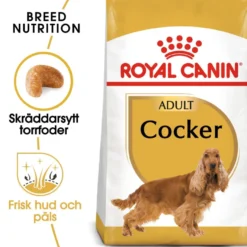 Cocker Adult tørrfôr for hunder 3 kg