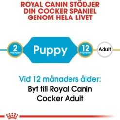 Cocker Spaniel Puppy tørrfôr for valper 3 kg