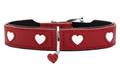 Collar Love Cowleather Red/Black 32/XS