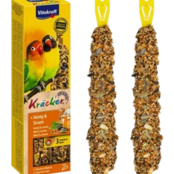 Crackers dvergpapegøye honning og sesam 2-pk.