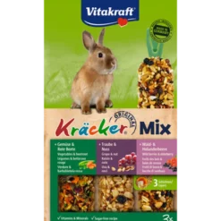 Crackers Kanin Grønnsaker/Nøtter/Skogsbær 3-pk.