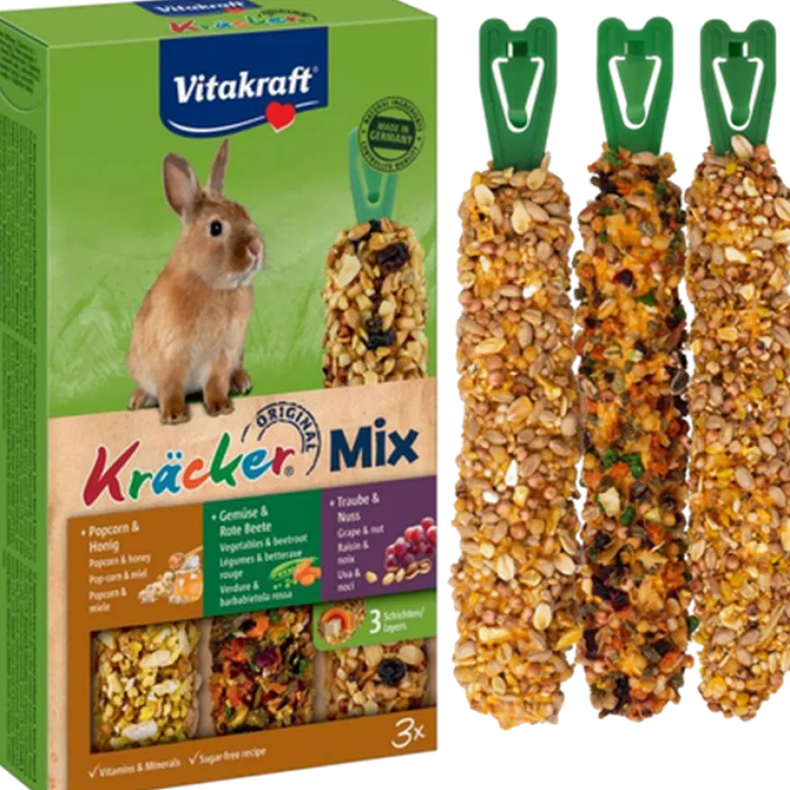 Crackers Kanin Grønnsaker/Nøtter/Skogsbær 3-pk.