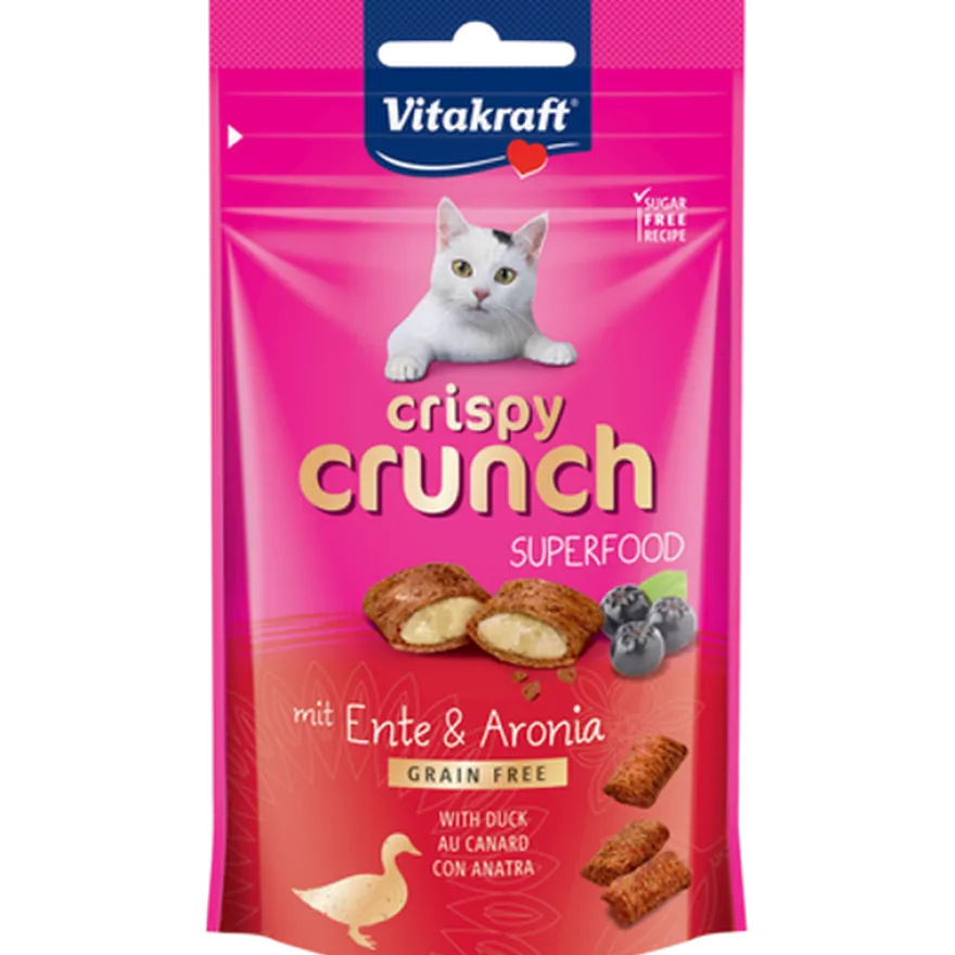 Crispy Crunch Superfood Duck & Berry 60 g x 8 stk.
