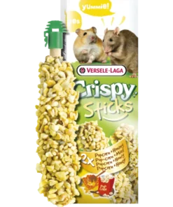 CrispySticks Hamster-rotte-popcorn/honning 2-pk.