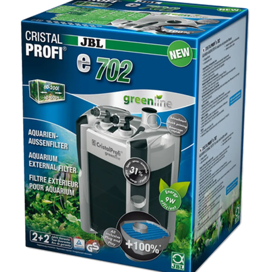 CristalProfi e702 Greenline External Filter 700L/h Gray 700 l/h