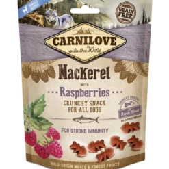 Crunchy Snack Makrell og bringebær til hund 200 g