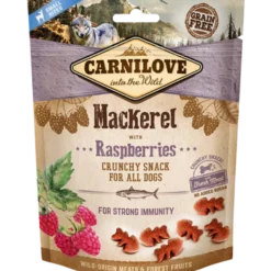 Crunchy Snack Makrell og bringebær til hund 200 g