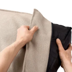 Cushion Inari Polypropylene Beige 120x75 cm