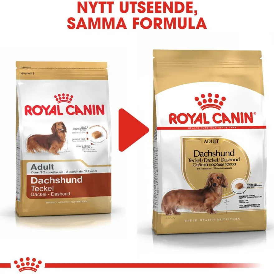 Dachshund Adult tørrfôr for hunder 7,5 kg