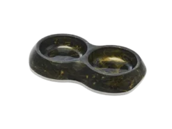 Delice Double Marble 2 x 0,2 L - Marmor svart gull 26x15,5x4 cm