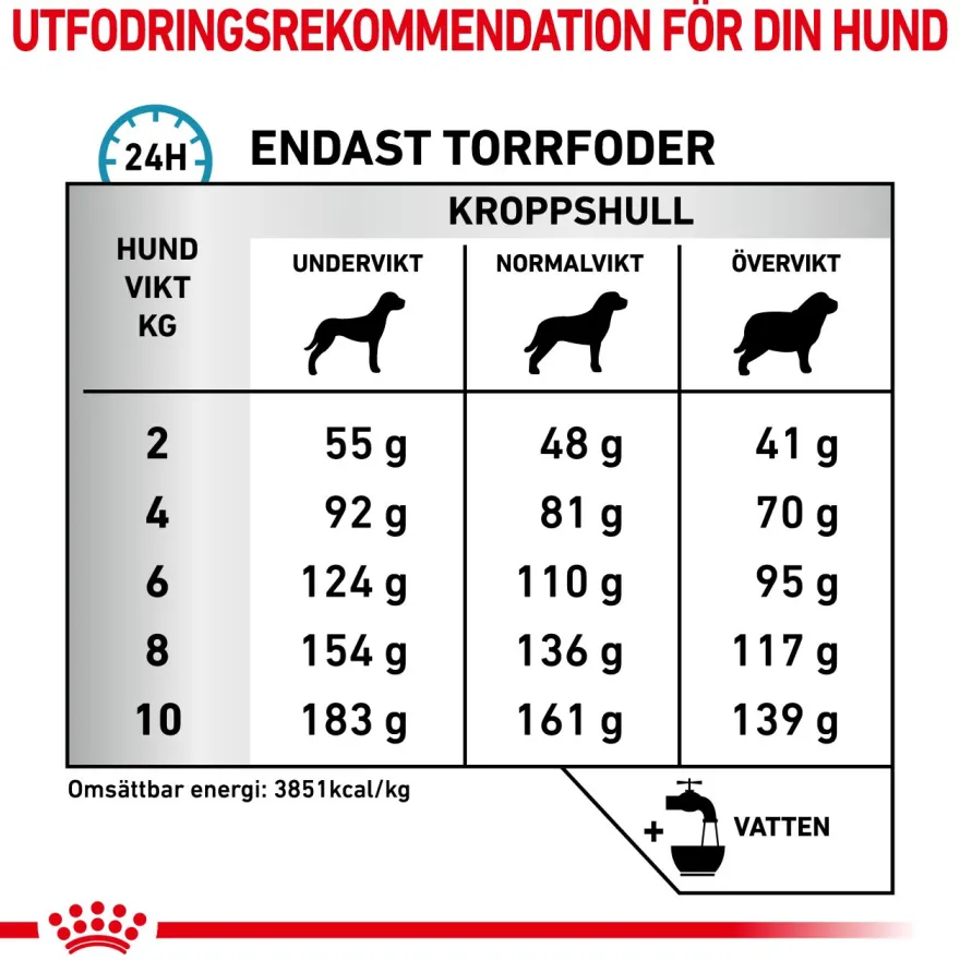 Derma Anallergenic Small Dog tørrfôr for hunder 1,5 kg