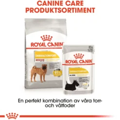 Dermacomfort Adult Medium tørrfôr for hunder 12 kg