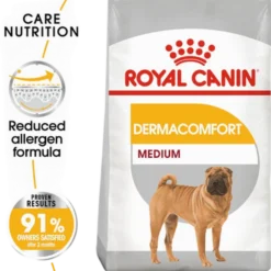 Dermacomfort Adult Medium tørrfôr for hunder 12 kg