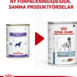 Derma Sensitivity Control Duck Can våtfôr for hunder 12 x 410 g