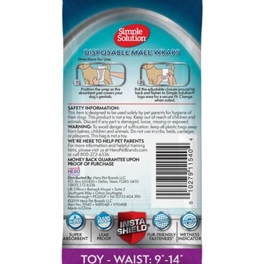 Disposable Male Wrap Skvettebeskyttelse X-Small
