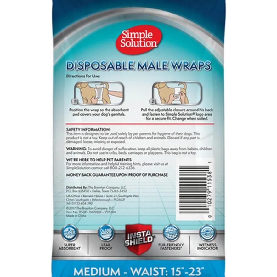 Disposable Male Wrap Skvettebeskyttelse X-Small