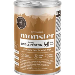 Dog Adult Single Turkey Burk 400 g x 6