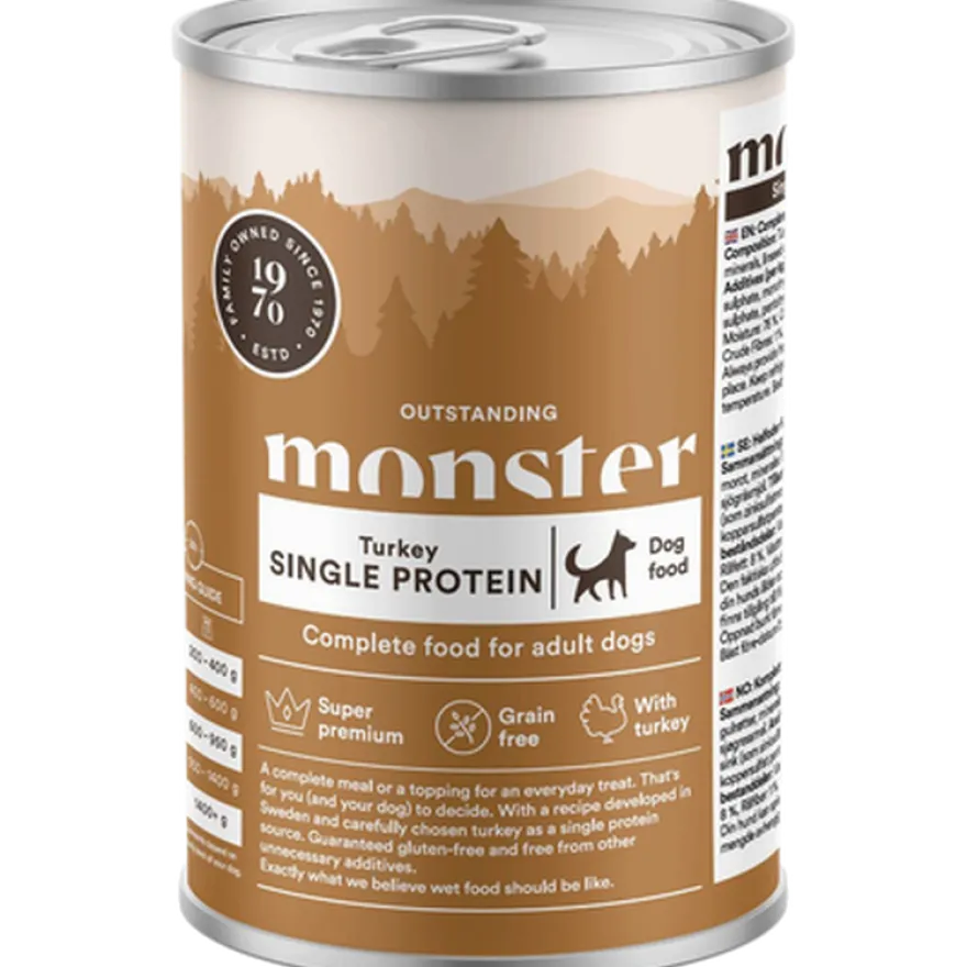 Dog Adult Single Turkey Burk 400 g x 6
