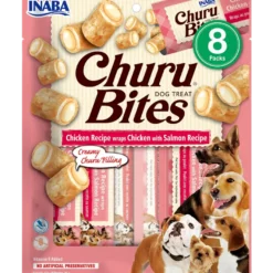 Dog Bites kyllingwraps med laks 12 g x 8-pakning