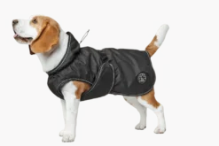 Dog Coat Uppsala 2in1 Detachable Lining Taupe 45 cm