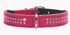 Dog Collar Diamond Petit Pink 24 - Neck 17-21cm