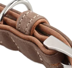 Dog Collar Porto Dark Brown/Cognac 40 - Neck 29-35cm