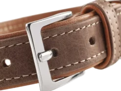 Dog Collar Porto Dark Brown/Cognac 60 - Neck 46-52cm