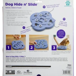 Dog Hide'n Slide Composite, nivå 2 (middels nivå) Lilla 33 x 33 x 5 cm