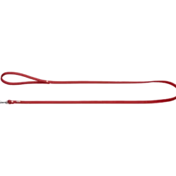 Dog Leash Nappa Petit Red 140 cm, 8 mm