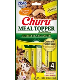 Dog Meal Topper Kylling/Gresskar 4 stk