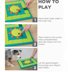 Dog MultiPuzzle, Nivå 4 (Ekspert) Grønn 37,7 x 37,7 x 4,7 cm