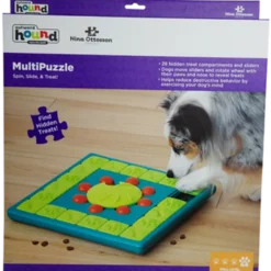 Dog MultiPuzzle, Nivå 4 (Ekspert) Grønn 37,7 x 37,7 x 4,7 cm