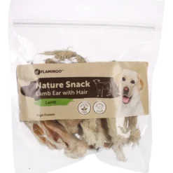 Dog Nature Snack Lammeører med pels 200g