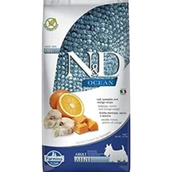 Dog N&D Pumpkin Codfish & Orange Adult Mini 7 kg