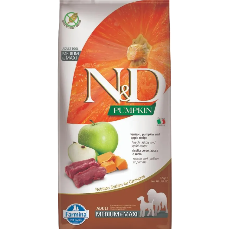 Dog N&D Pumpkin Venison & Apple Adult Medium & Maxi 12 kg