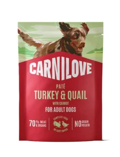 Dog Pouch Paté Kalkun & Quial med gul gulrot 300 g