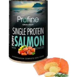 Dog Puppy Single Protein Salmon 400 g x 6 stk.