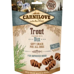 Dog Semi Moist Snack Ørret og dill 200g