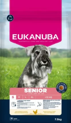 Dog Senior Small Breed Kylling 7,5 kg