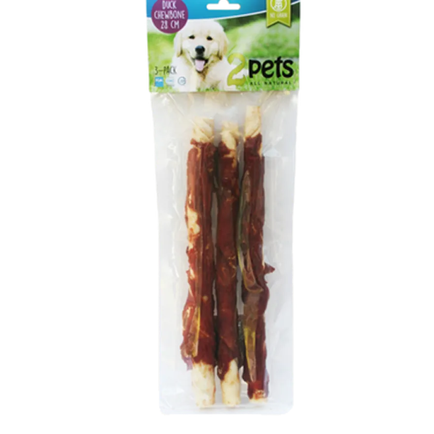 Dogsnack Duck tyggebein 28 cm/3 stk.