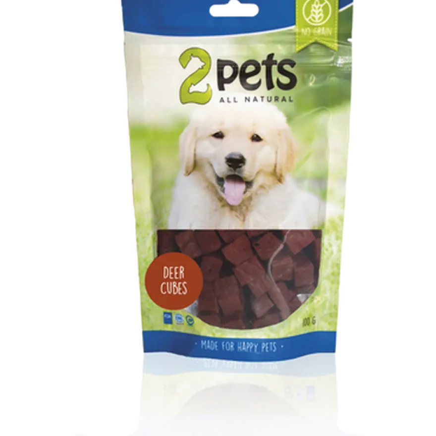 Dogsnack hjortekubber 100 g