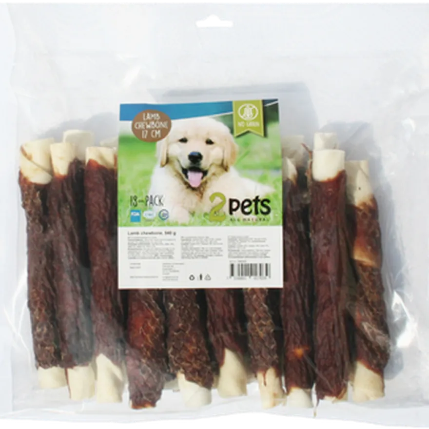 Dogsnack Tyggebein av lam 17 cm/18st
