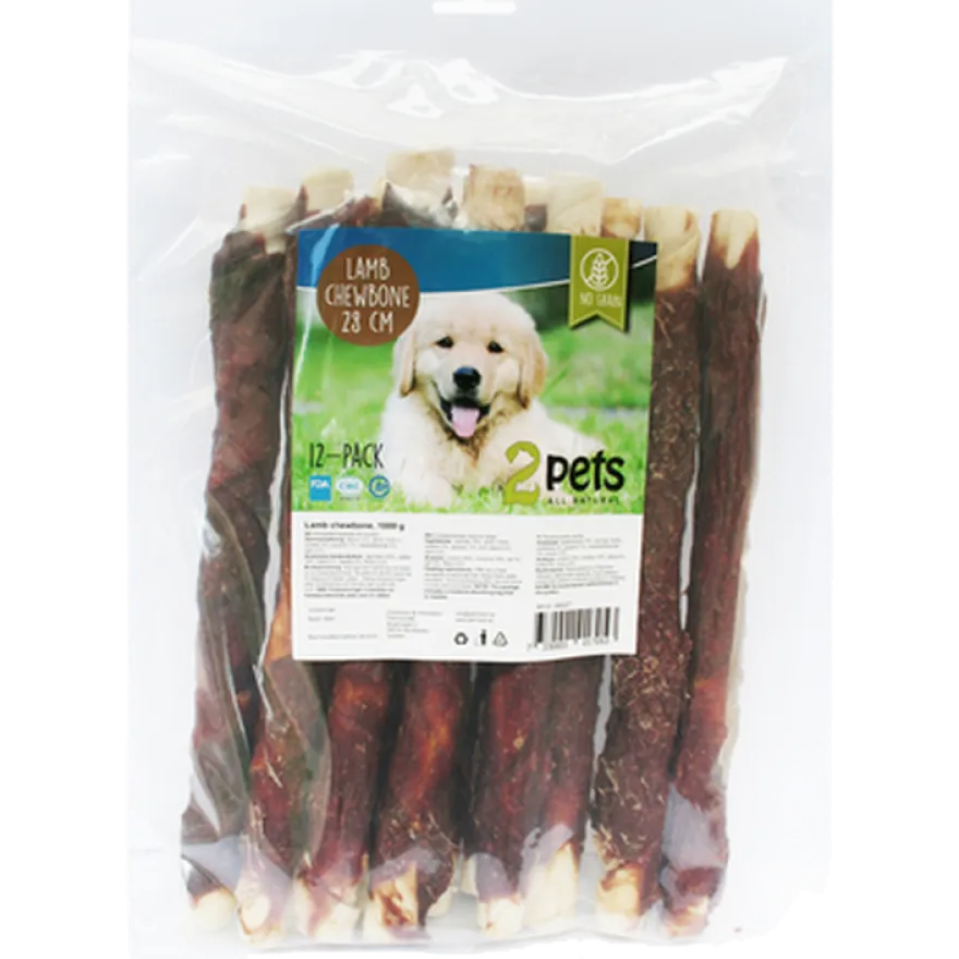 Dogsnack Tyggebein av lam 17 cm/18st